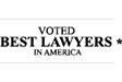 Voted Best Lawyers in America